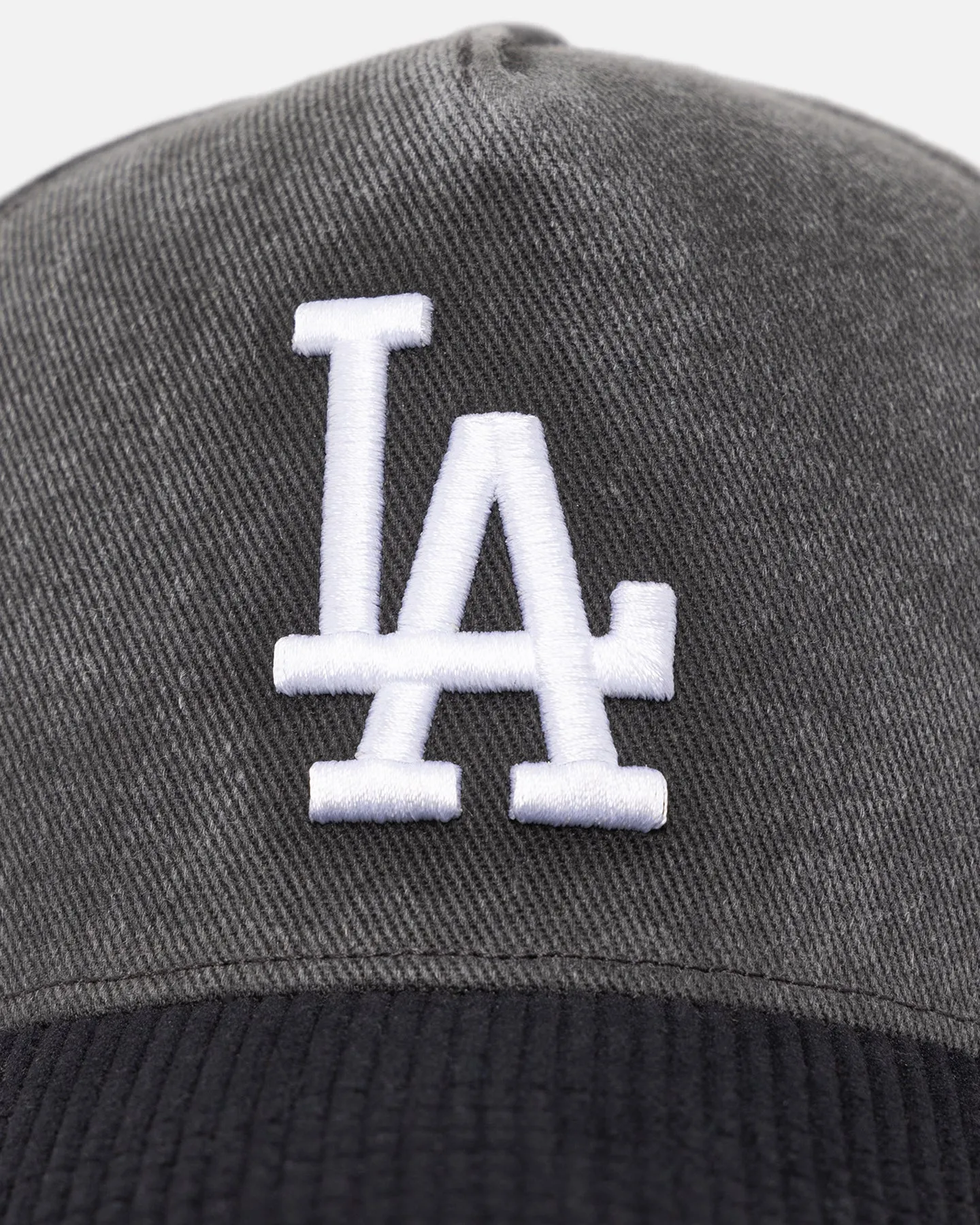 47 Brand Los Angeles Dodgers 'Apollo Corduroy' Offside DT Snapback Black