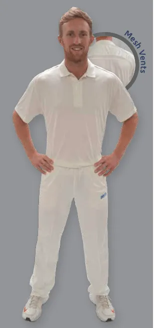 Aero Players White Cricket Trouser