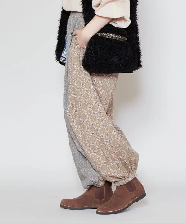 Ajrakh Paisley Patchwork Harem Pants