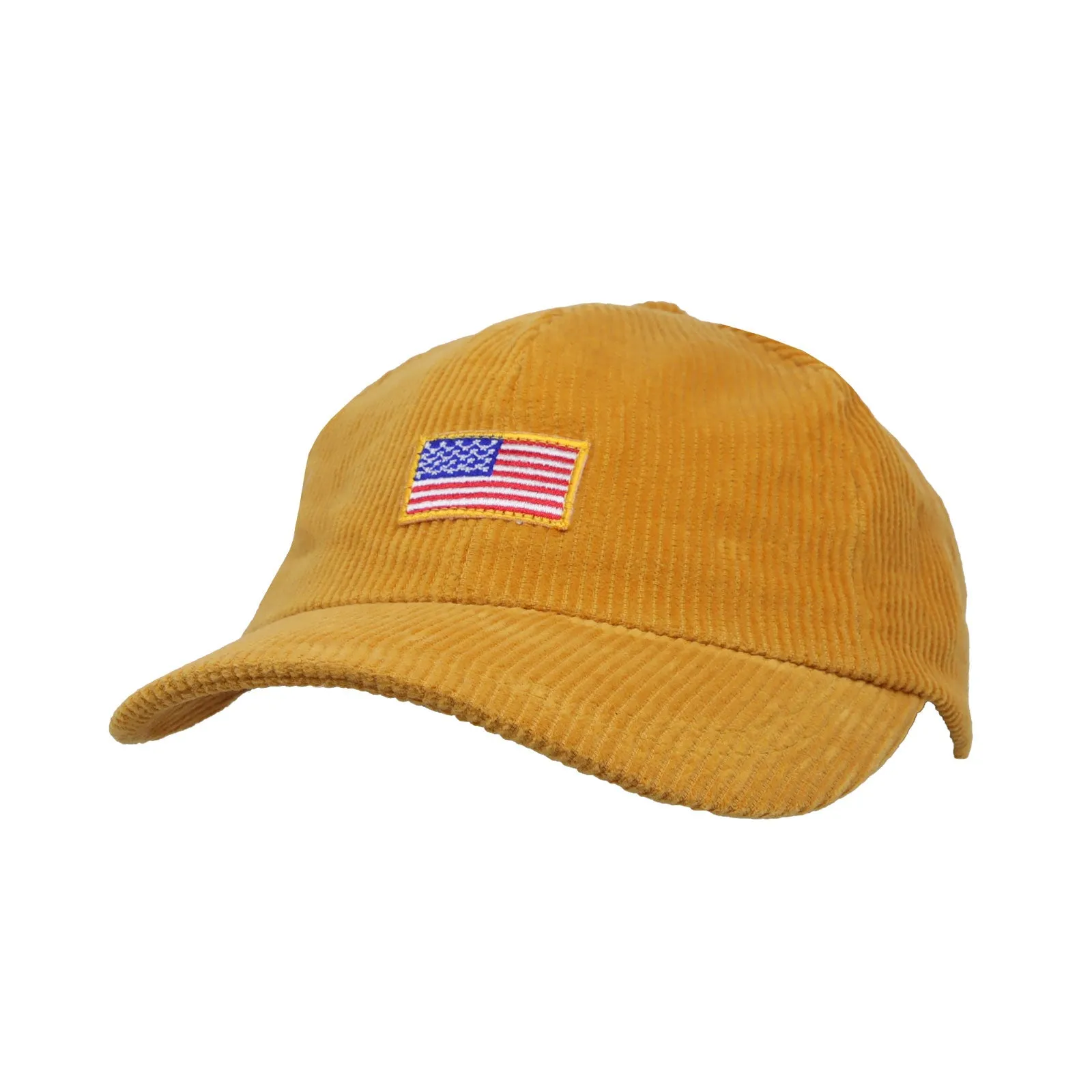 American Flag Hat Corduroy Baseball Dad Cap Adjustable MU21390