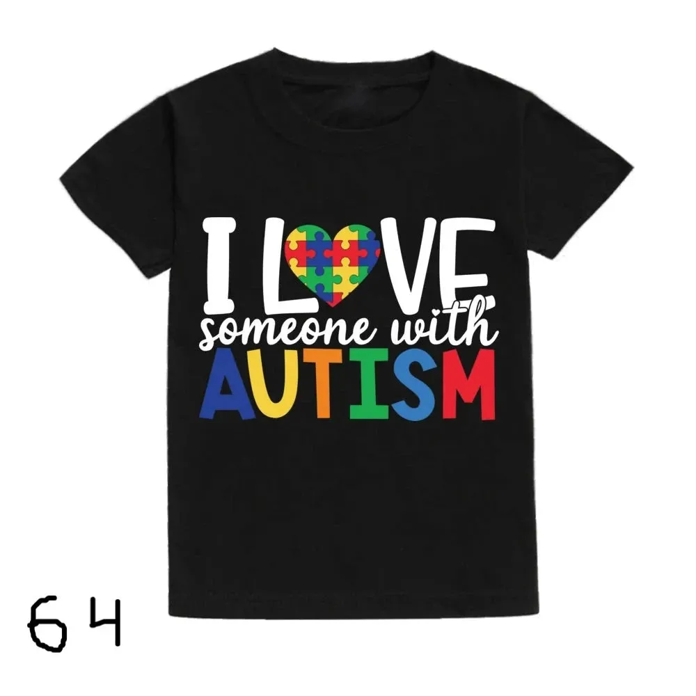 Autism Awareness Day Kids Tshirt You'll Never Walk Alone