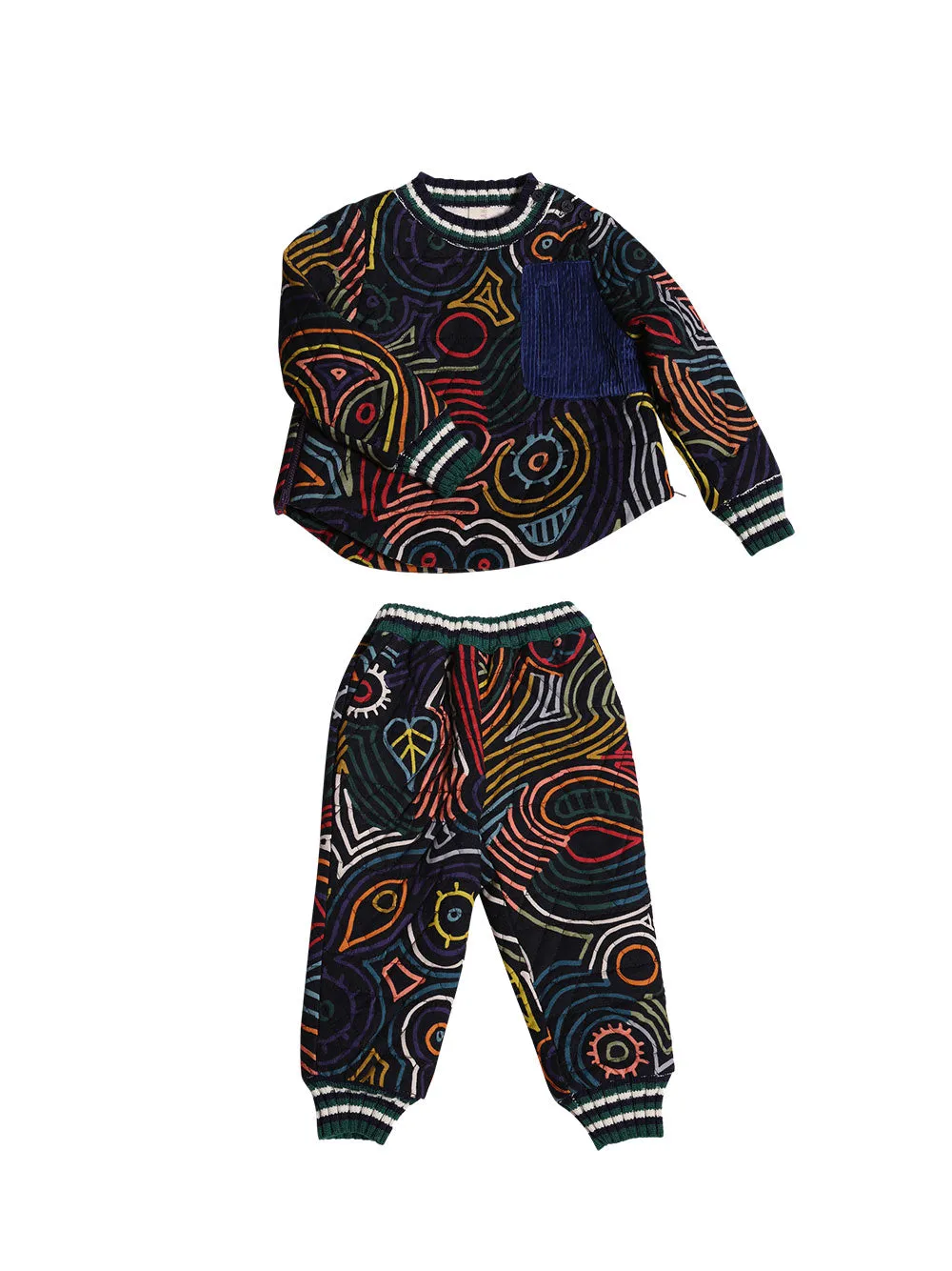 Baby Mountain Peaks Padded Trackpants