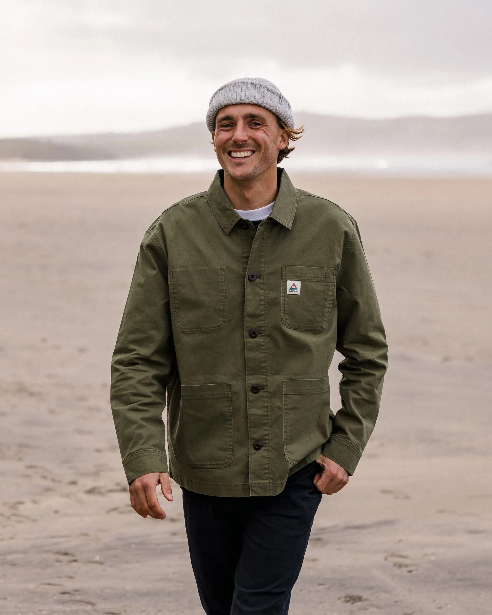 Balsa Canvas Overshirt - Khaki