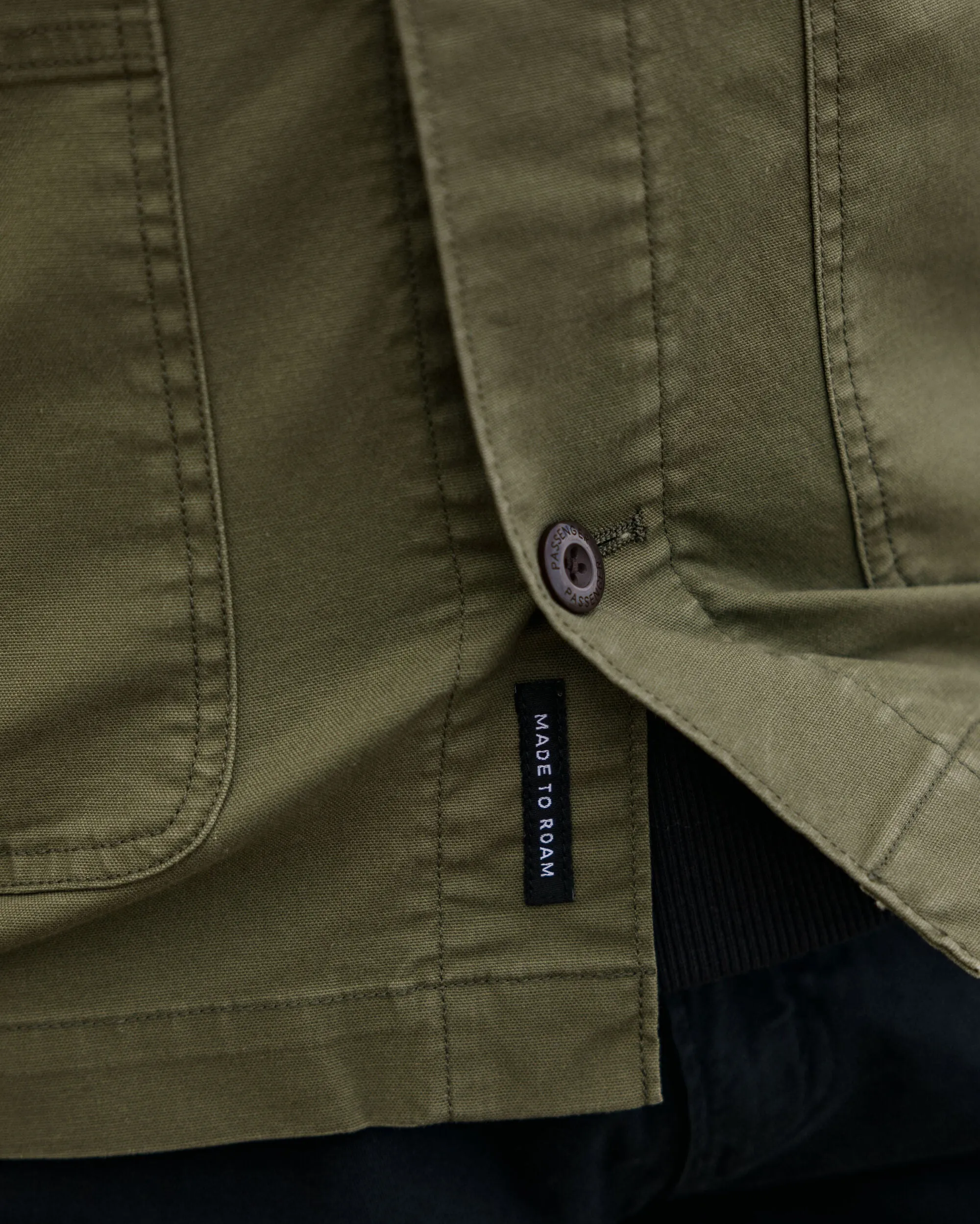 Balsa Canvas Overshirt - Khaki