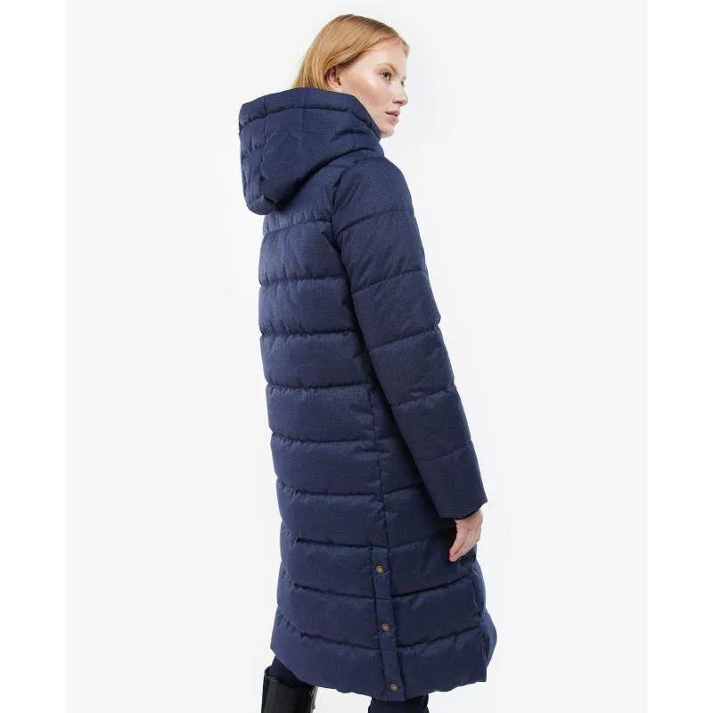 Barbour Musk Ladies Quilted Coat - Navy Herringbone