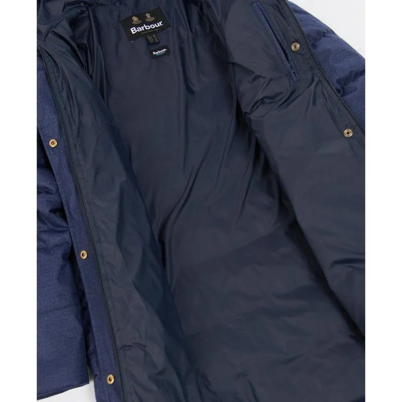 Barbour Musk Ladies Quilted Coat - Navy Herringbone