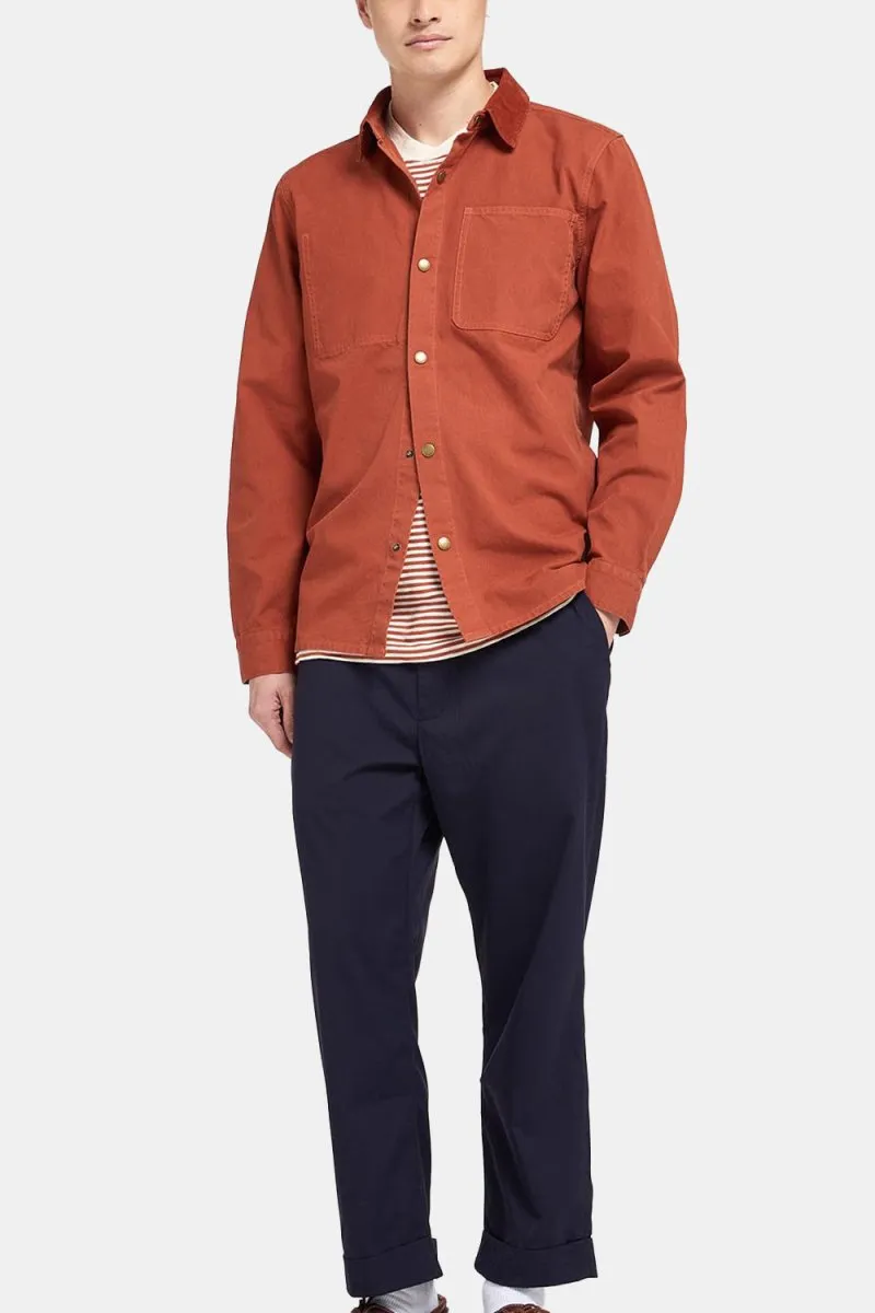 Barbour White Label Lorenzo Overshirt (Rust)