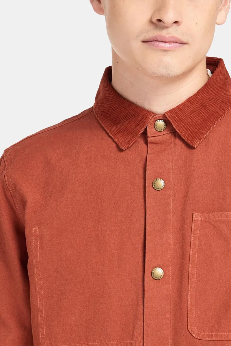 Barbour White Label Lorenzo Overshirt (Rust)