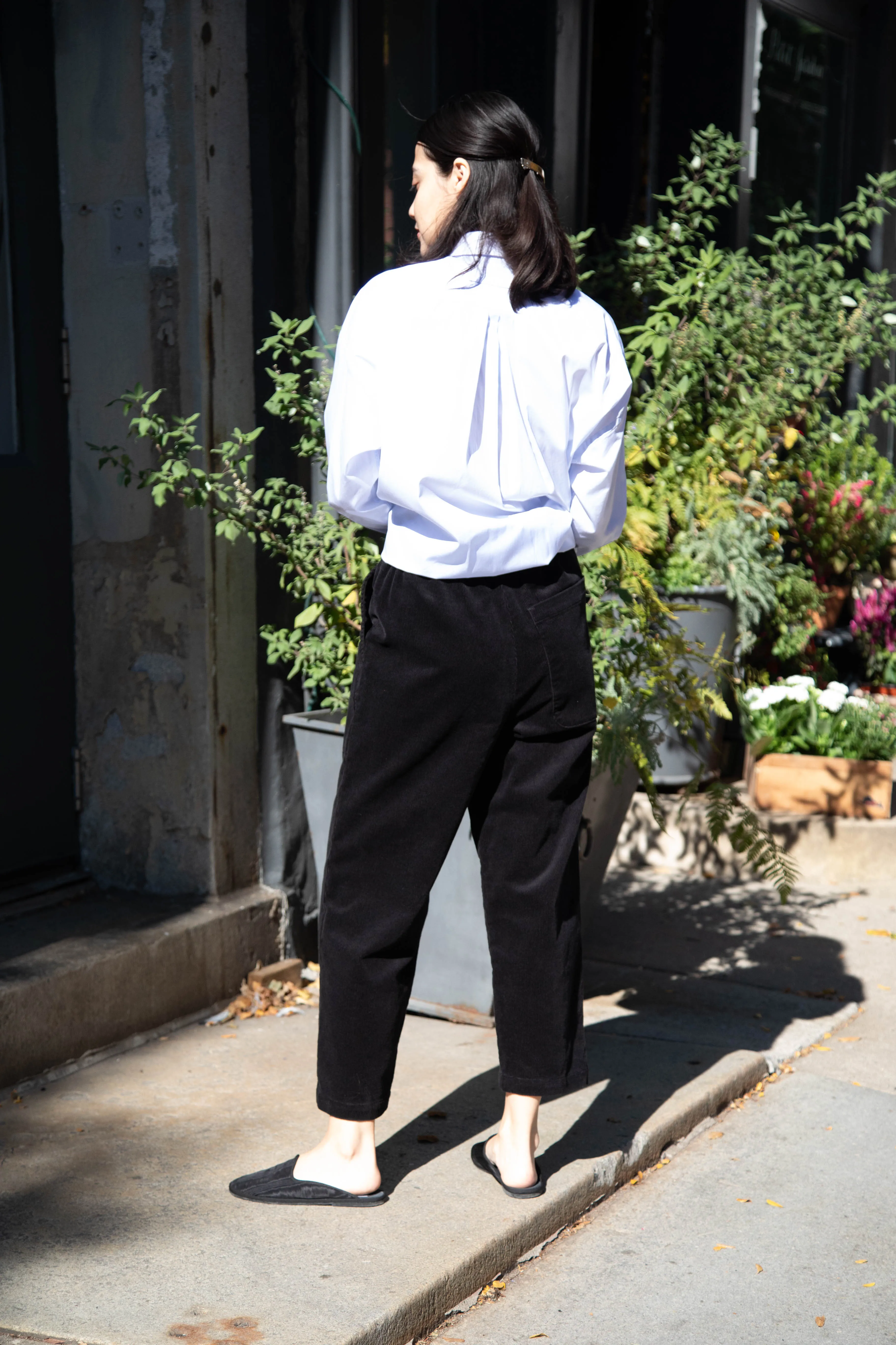 Barena Venezia | Joie Trouser in Black Corduroy