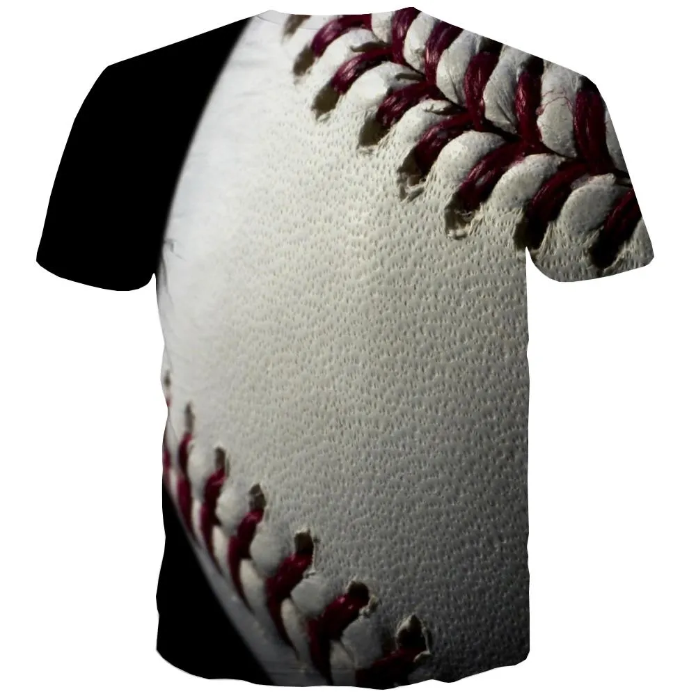 Baseball T shirts Men Stadium Tshirt Printed Game T-shirts Graphic White Tshirt Anime