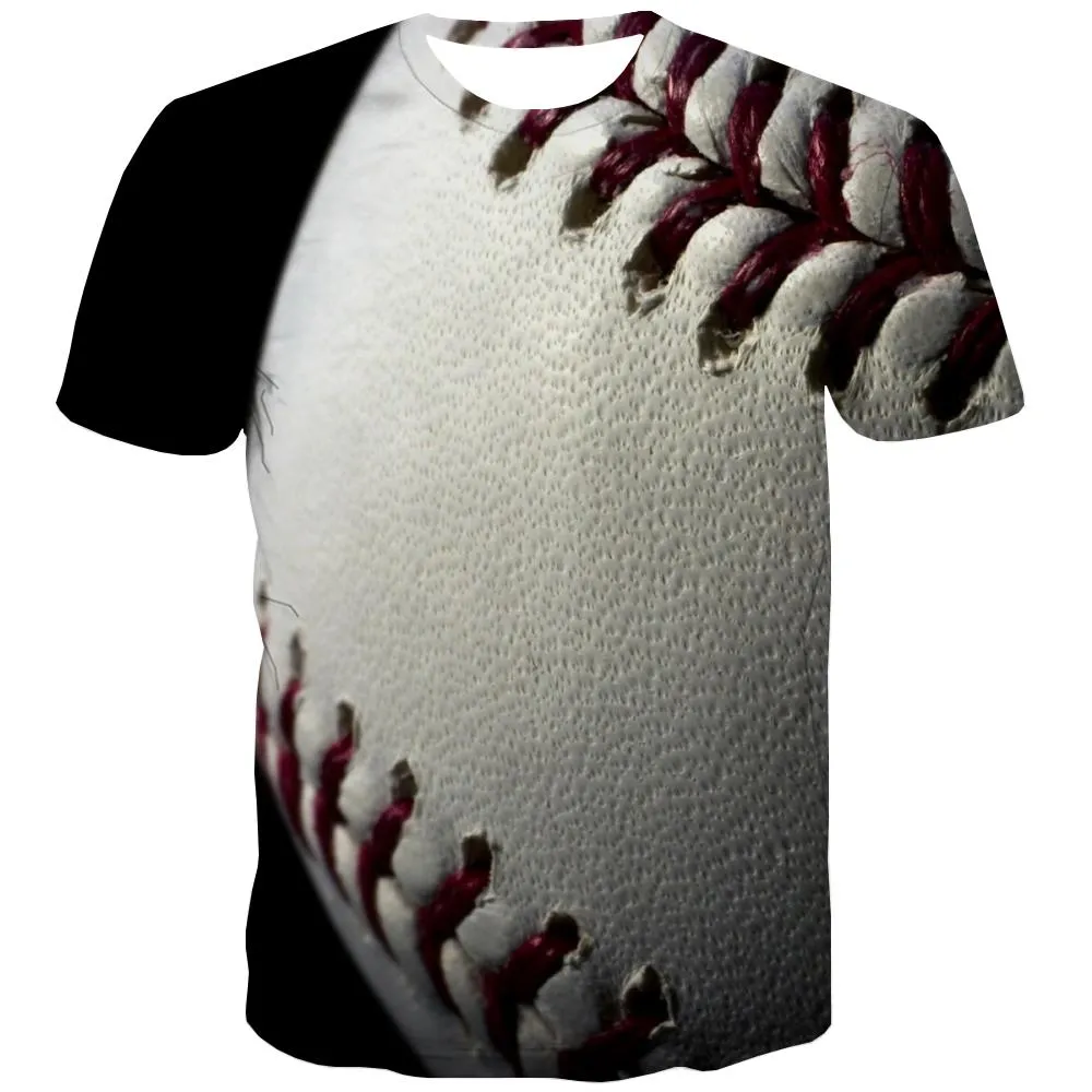 Baseball T shirts Men Stadium Tshirt Printed Game T-shirts Graphic White Tshirt Anime