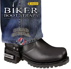 BBS/DS6 Weather Proof- Boot Straps- Dead Skull- 6 Inch