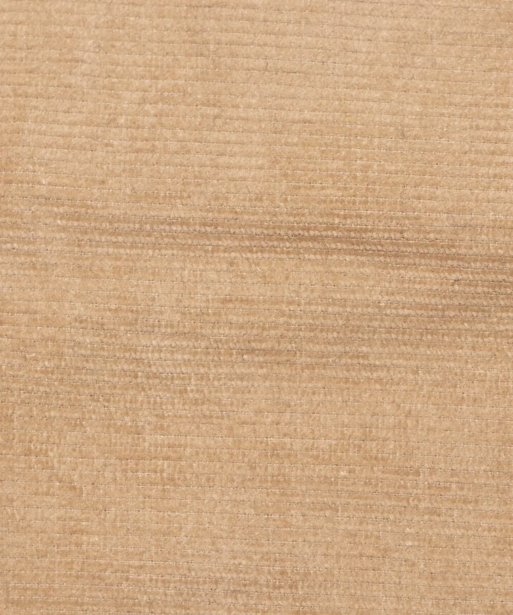 Beige Colour Plain Corduroy Fabric