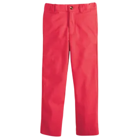 Bella Bliss Twill Slim Pant - Breakers Red