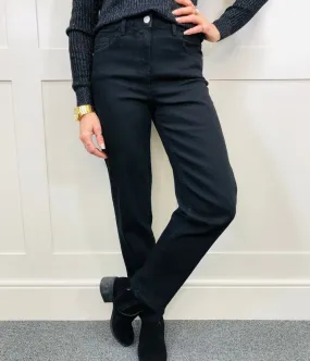 Black Straight Leg Jeans