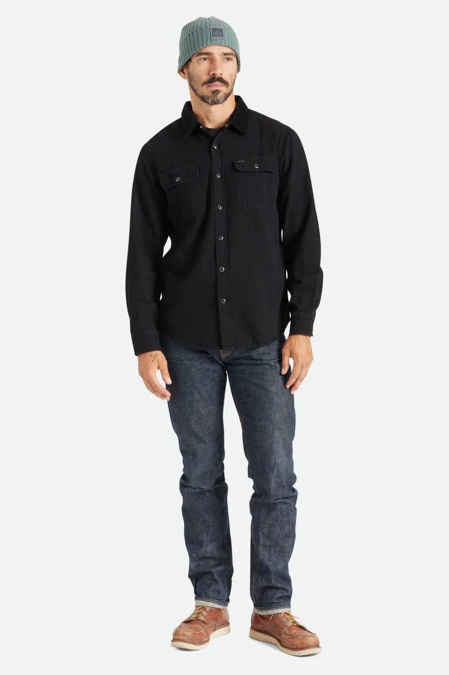 Bowery Reserve L/S Woven - Worn Black