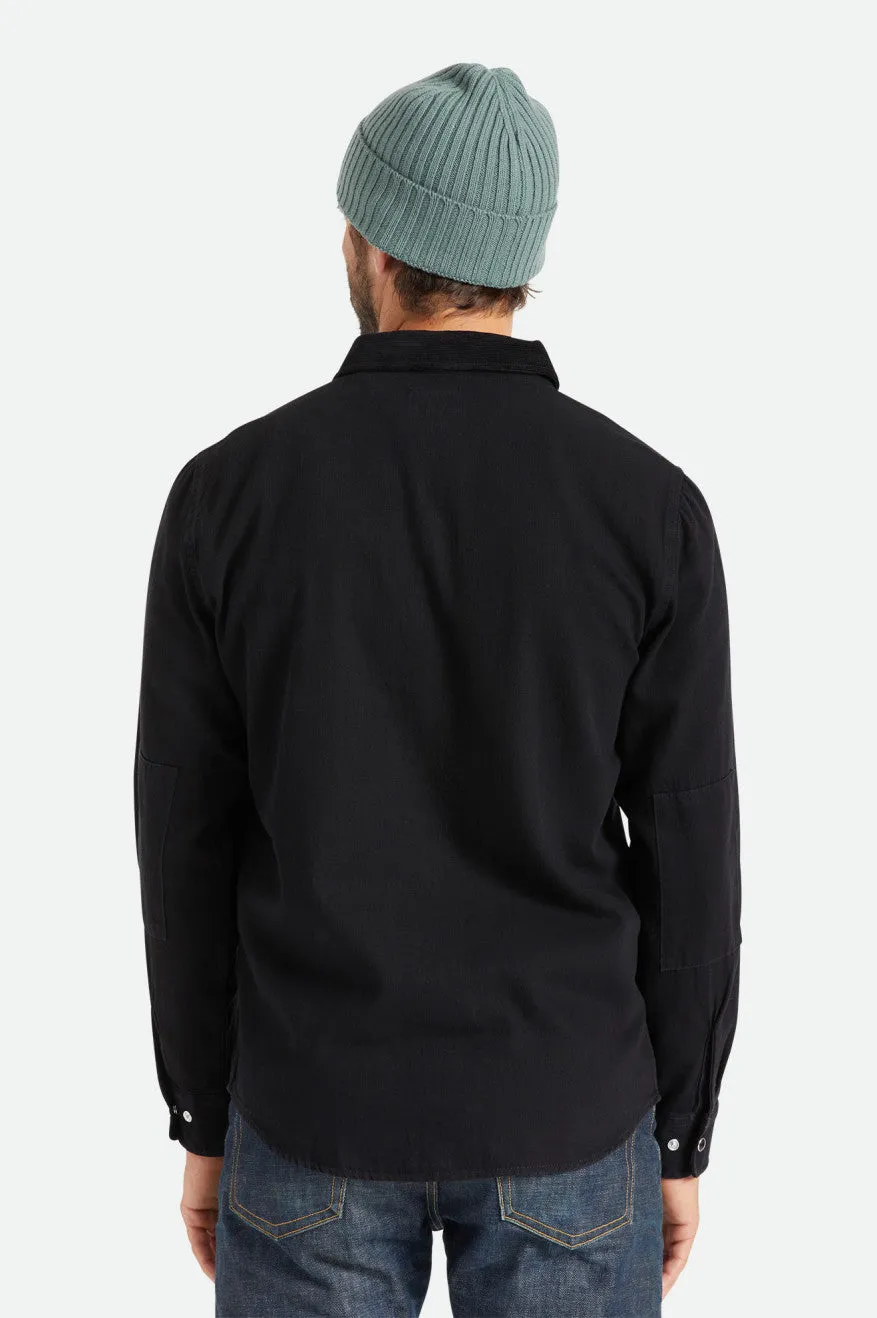 Bowery Reserve L/S Woven - Worn Black