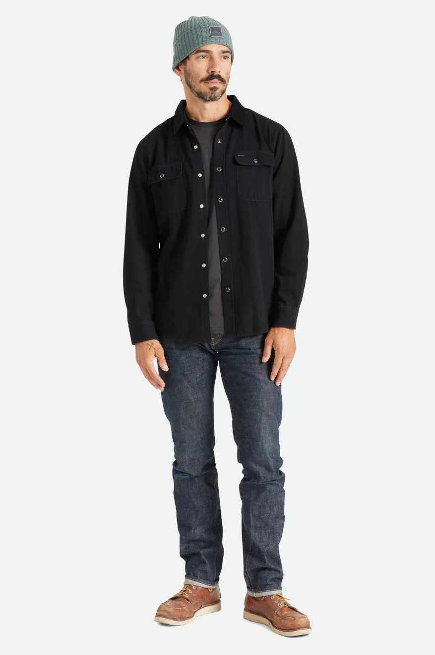 Bowery Reserve L/S Woven - Worn Black