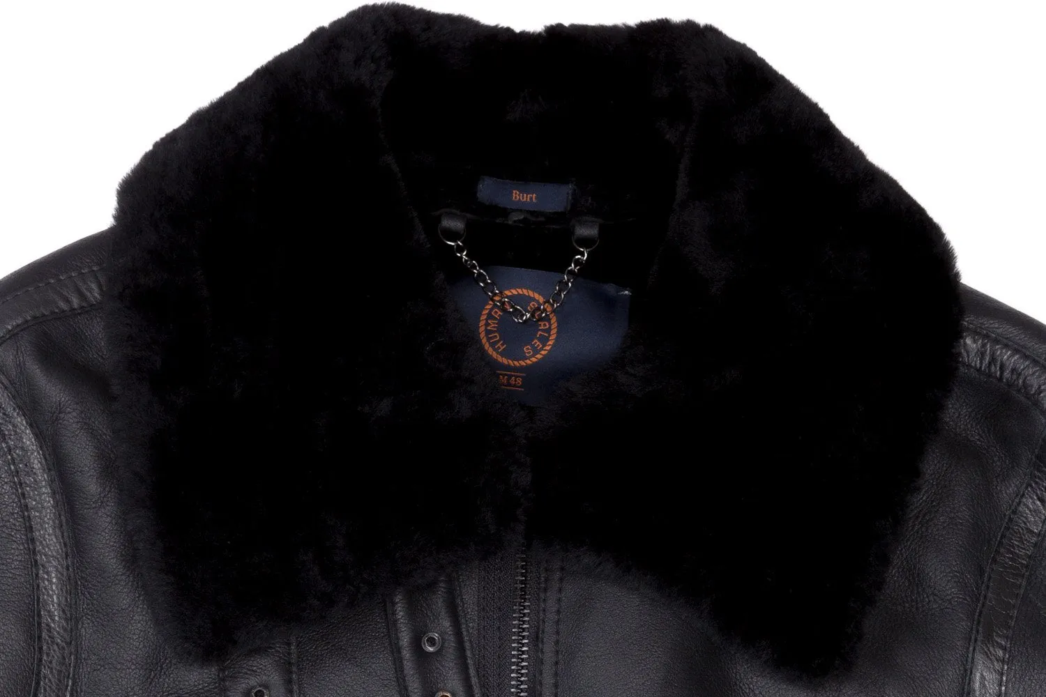 Burt Black Shearling