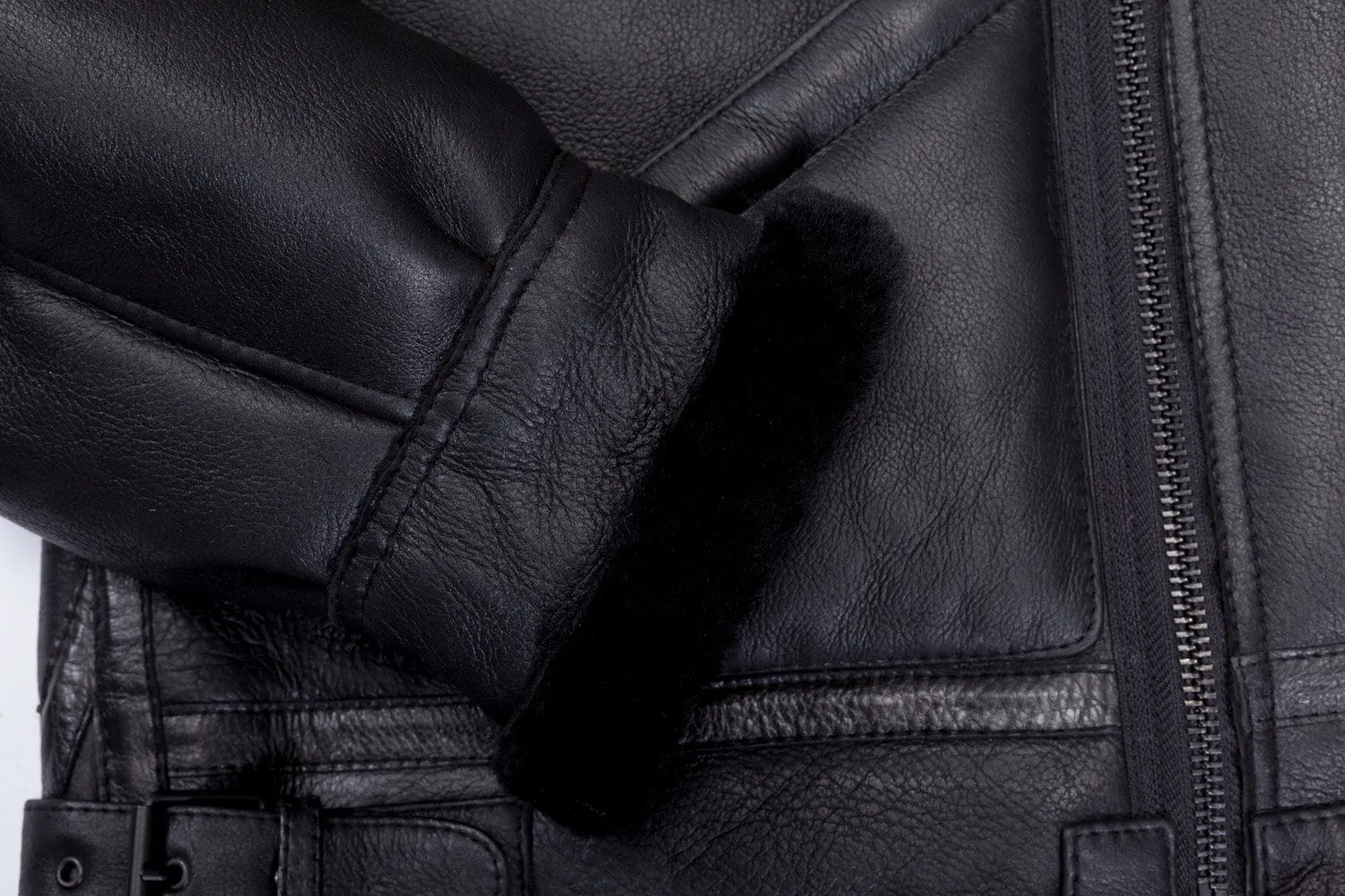 Burt Black Shearling