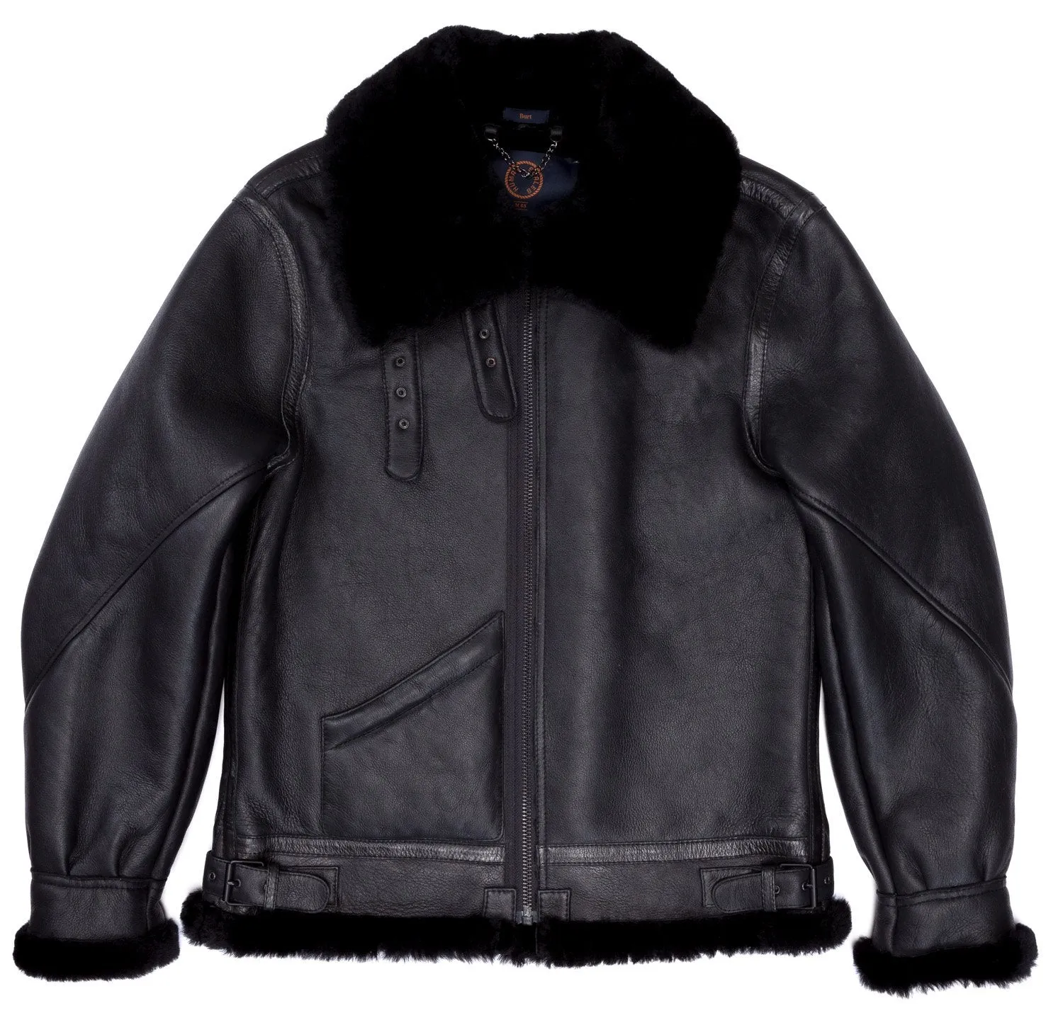 Burt Black Shearling