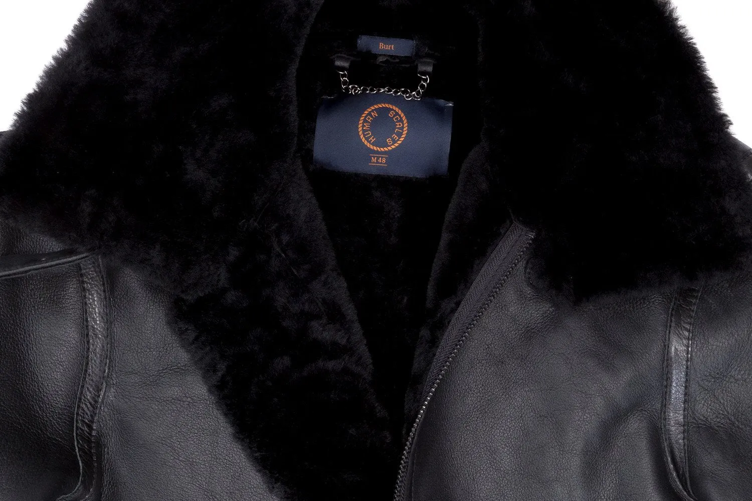 Burt Black Shearling