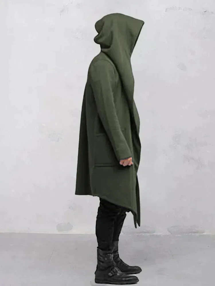 Cardigan Hooded Cape Coat