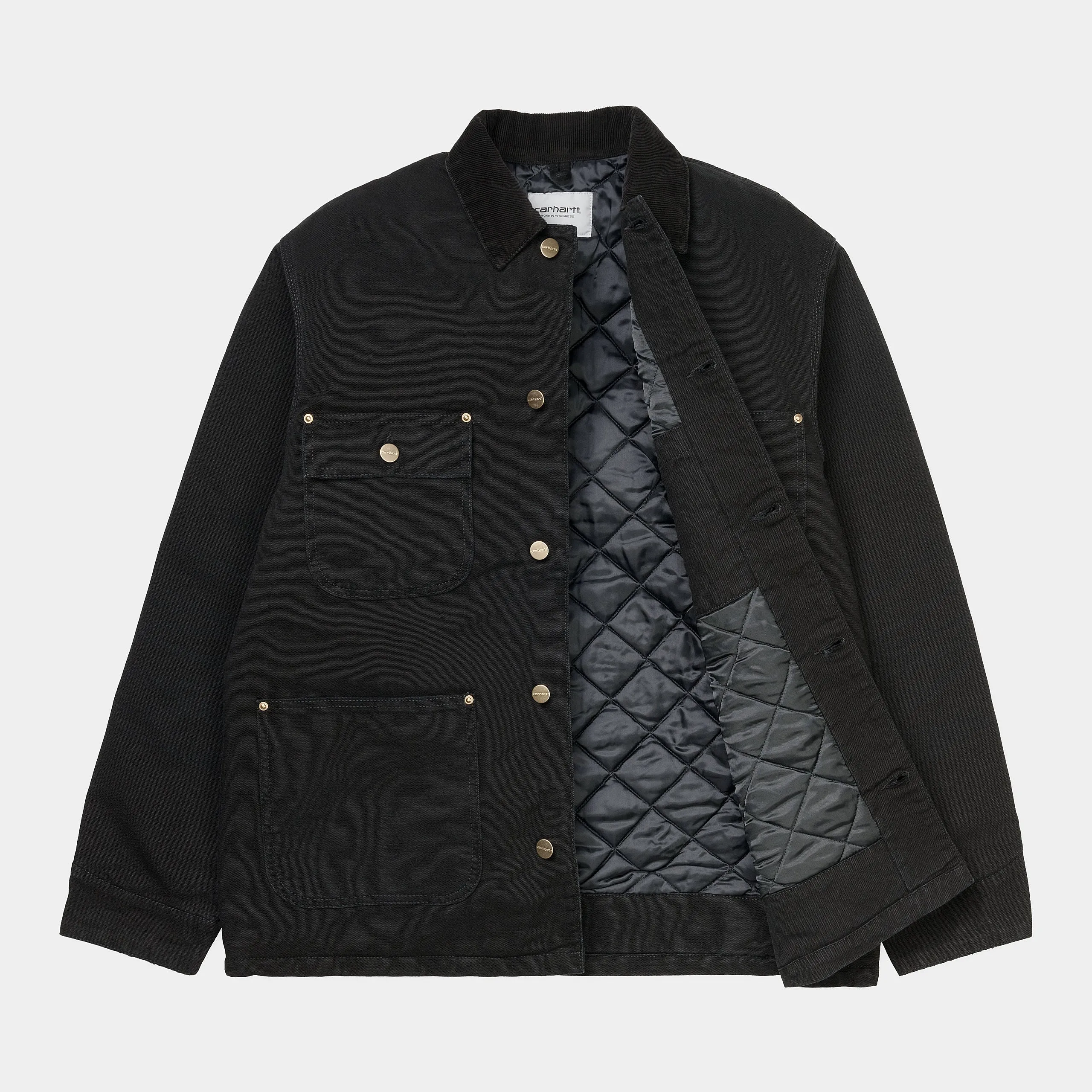 Carhartt WIP Mens OG Chore Coat - Black