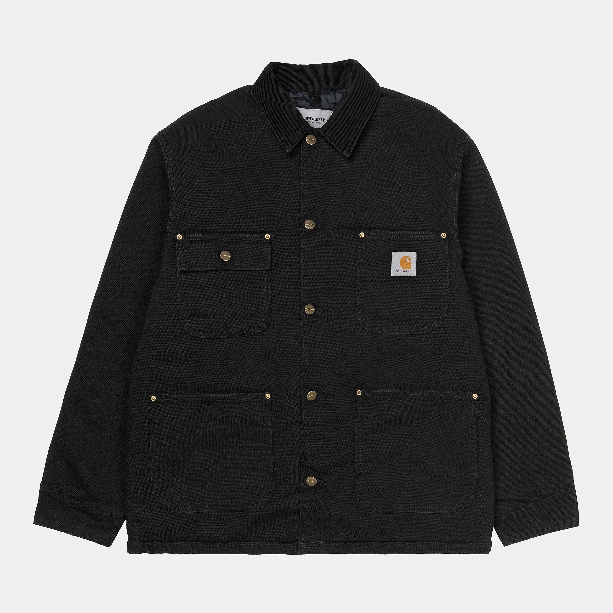 Carhartt WIP Mens OG Chore Coat - Black