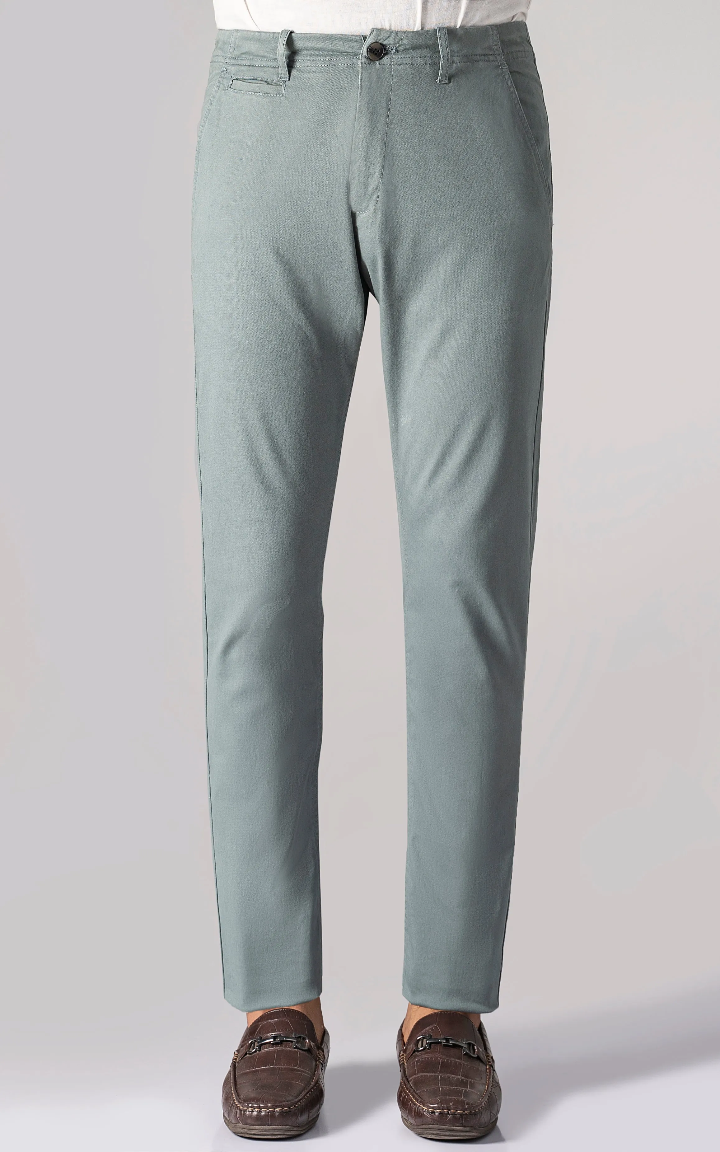 CASUAL PANT CROSS POCKET SAGE GREEN