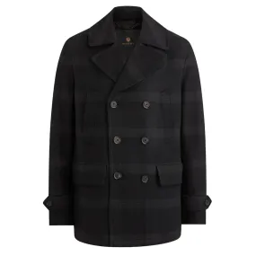 Charcoal Milford Wool & Cashmere Peacoat