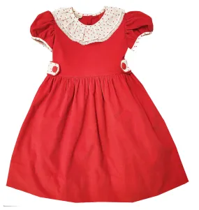 Christmas Red Bows Classic Girl's dress