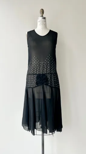 Constellation 1920s Silk Dress