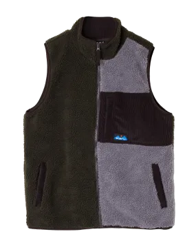 Cooper Fleece Gilet in Timber Nights