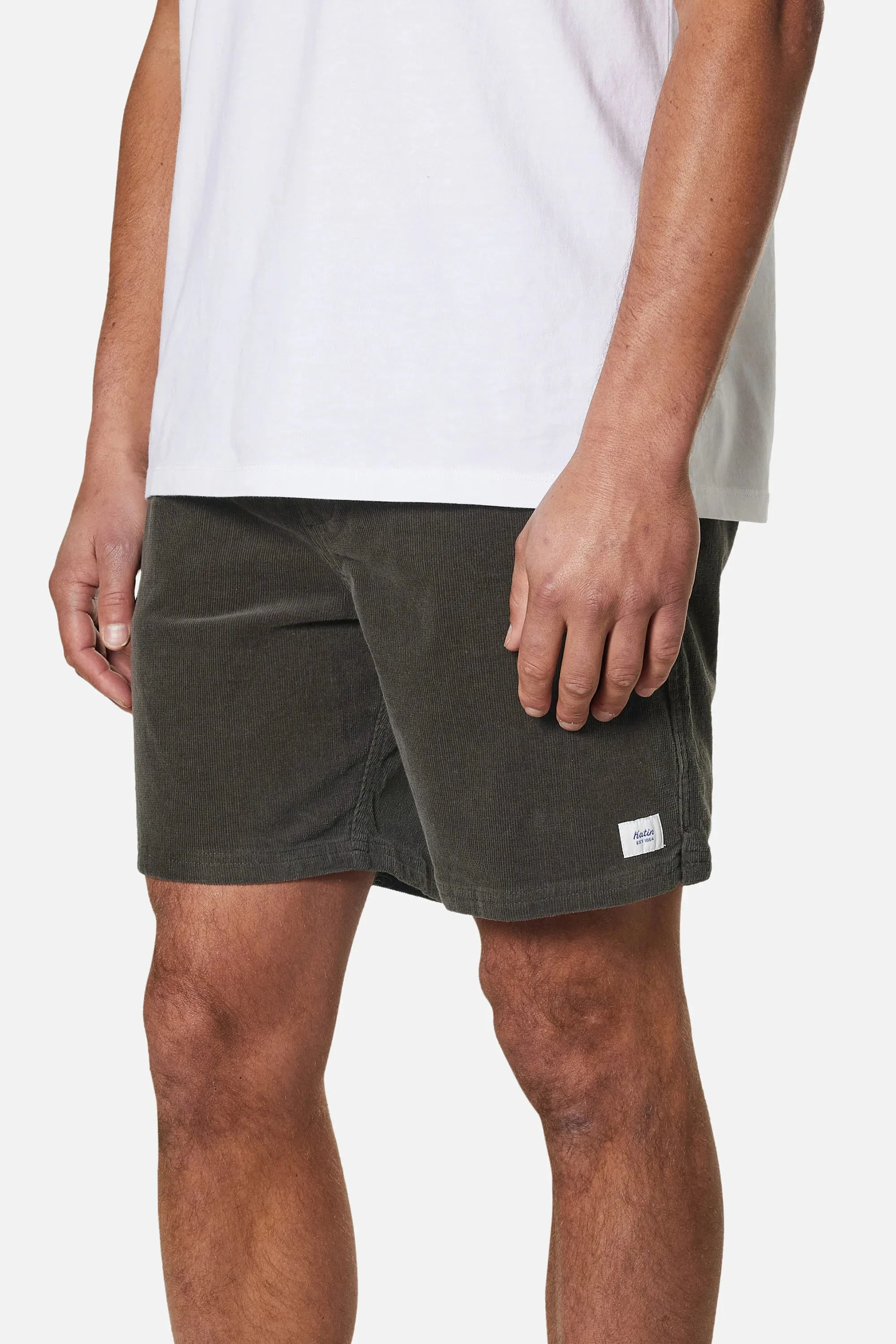 CORD LOCAL SHORT - Black Wash