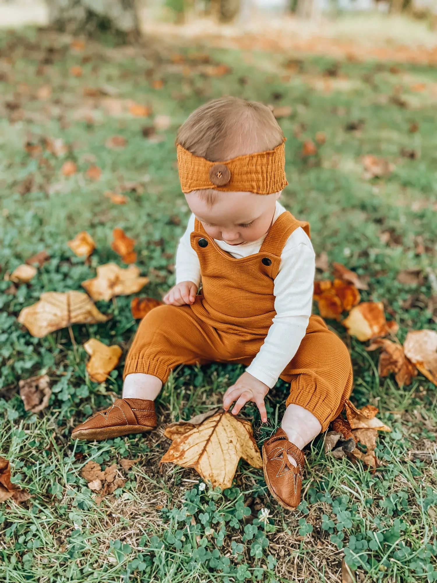 Corduroy Headband in Butterscotch