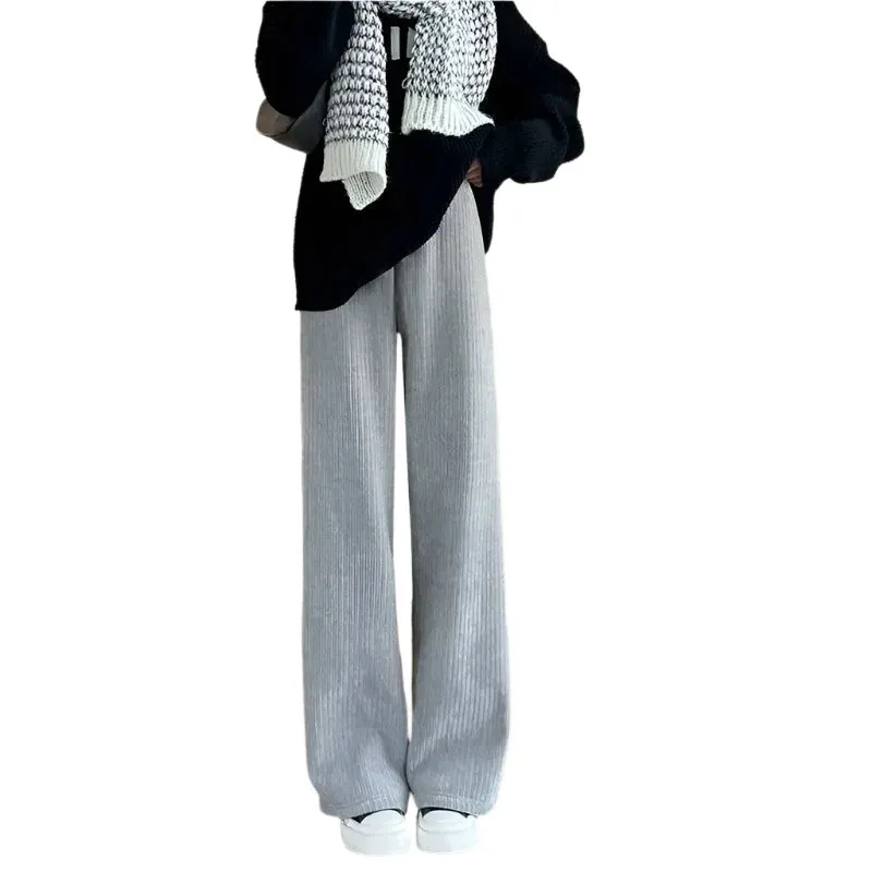 Corduroy Loose Thickened Wide Leg Sweatpants