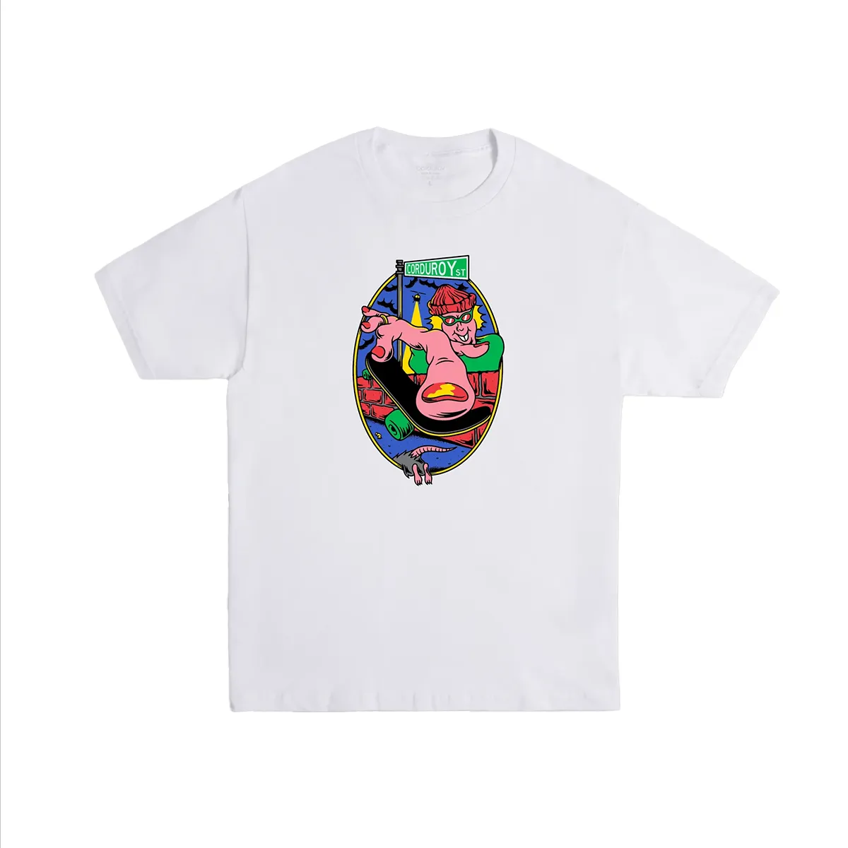 Corduroy Trix T-Shirt - White