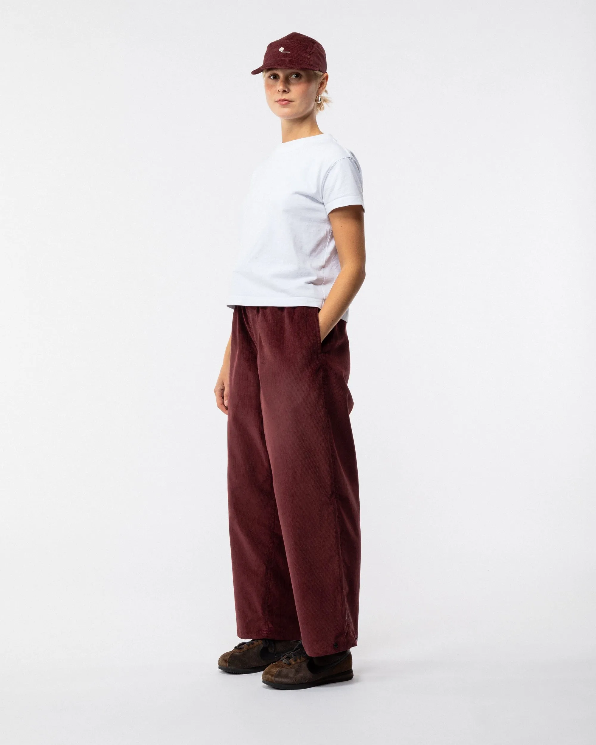 Corduroy Zama Pants - Berry