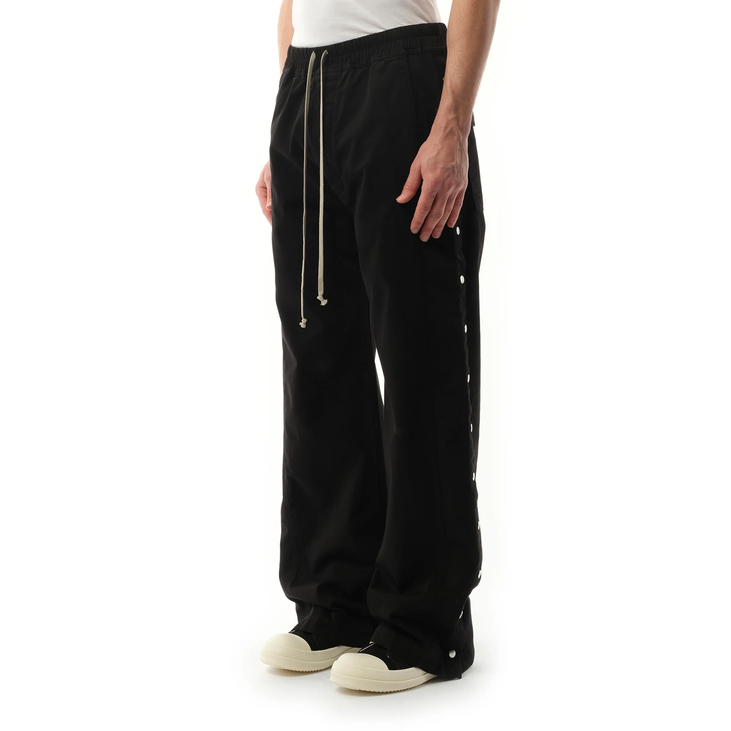 Cotton Pusher Pants in Black