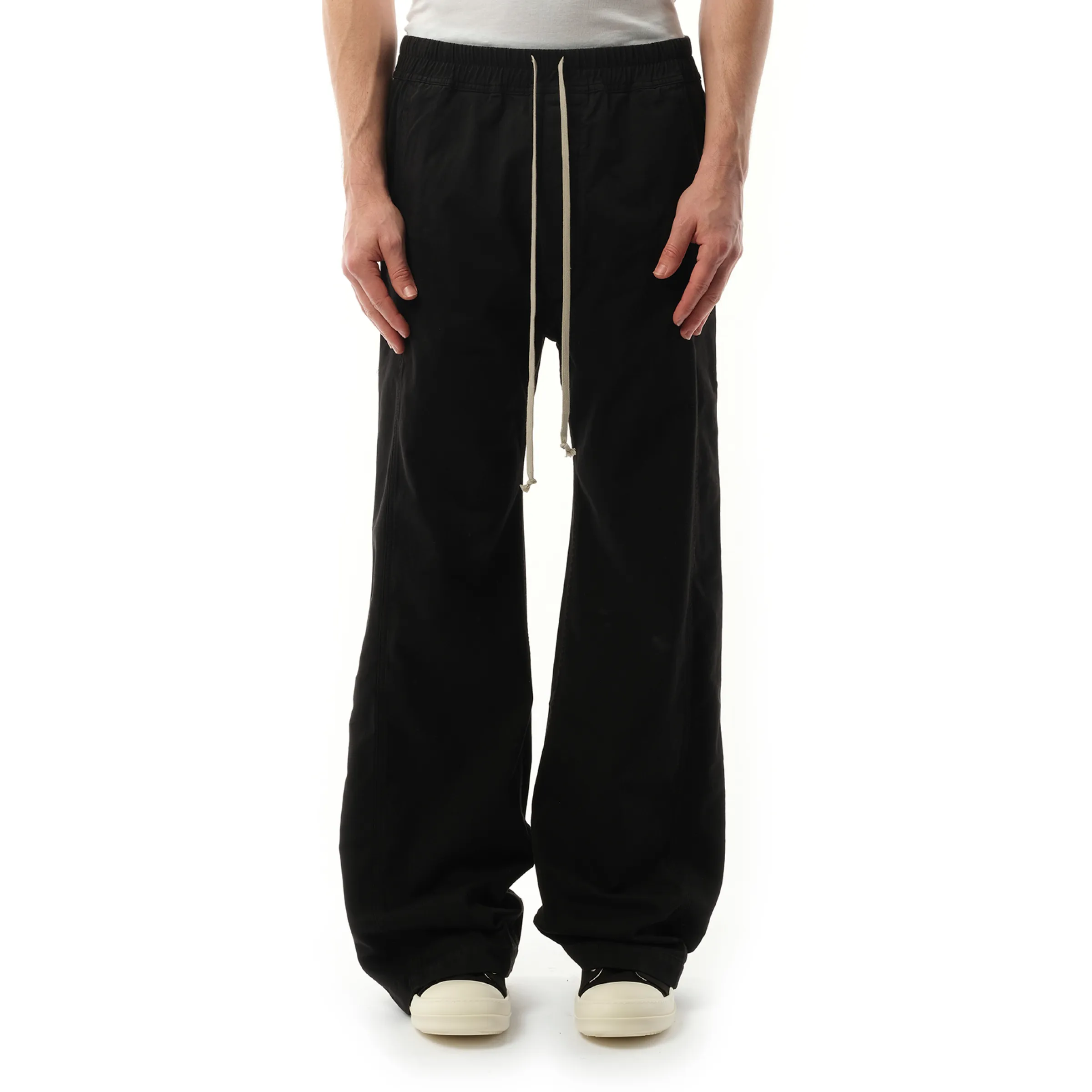 Cotton Pusher Pants in Black