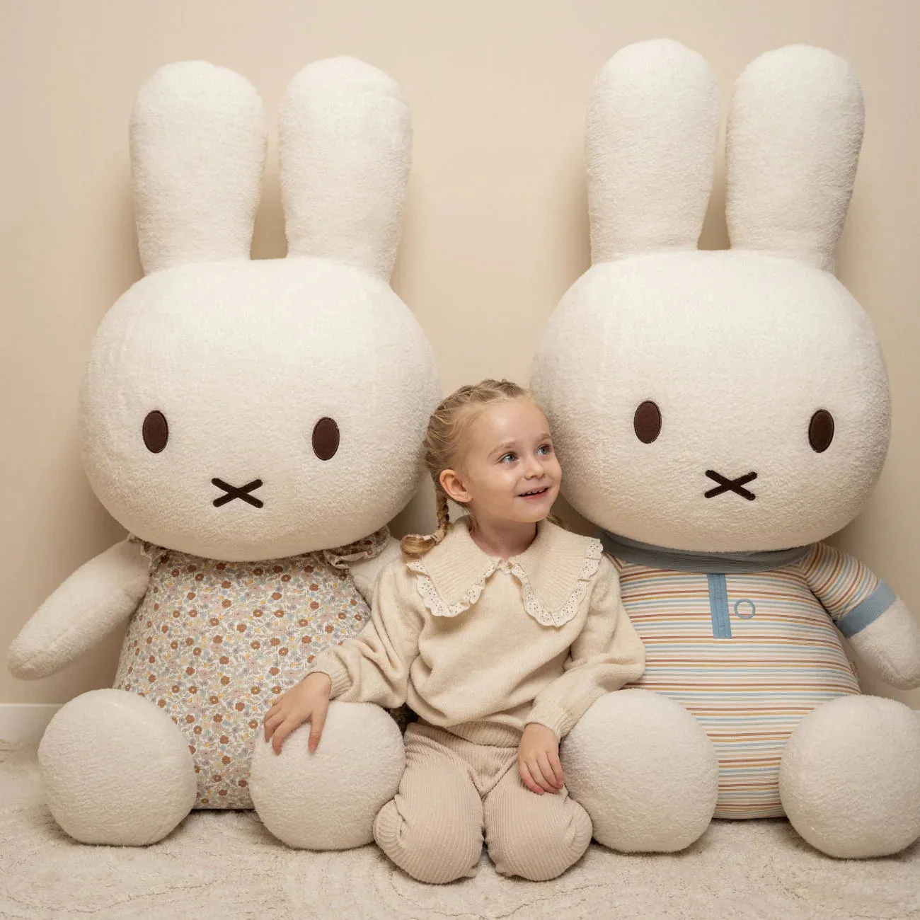 Cuddle Toy Miffy Vintage Flowers 100cm