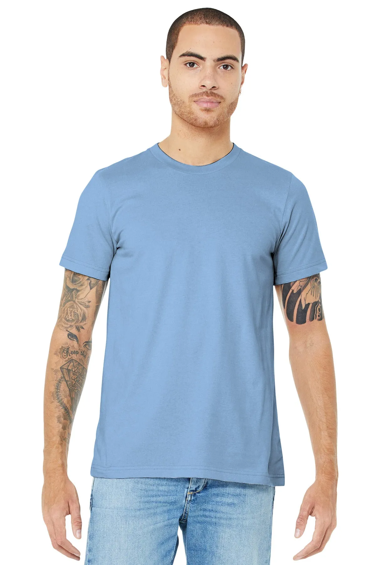 Custom Embroidered BELLA CANVAS ® Unisex Jersey Short Sleeve Tee. BC3001