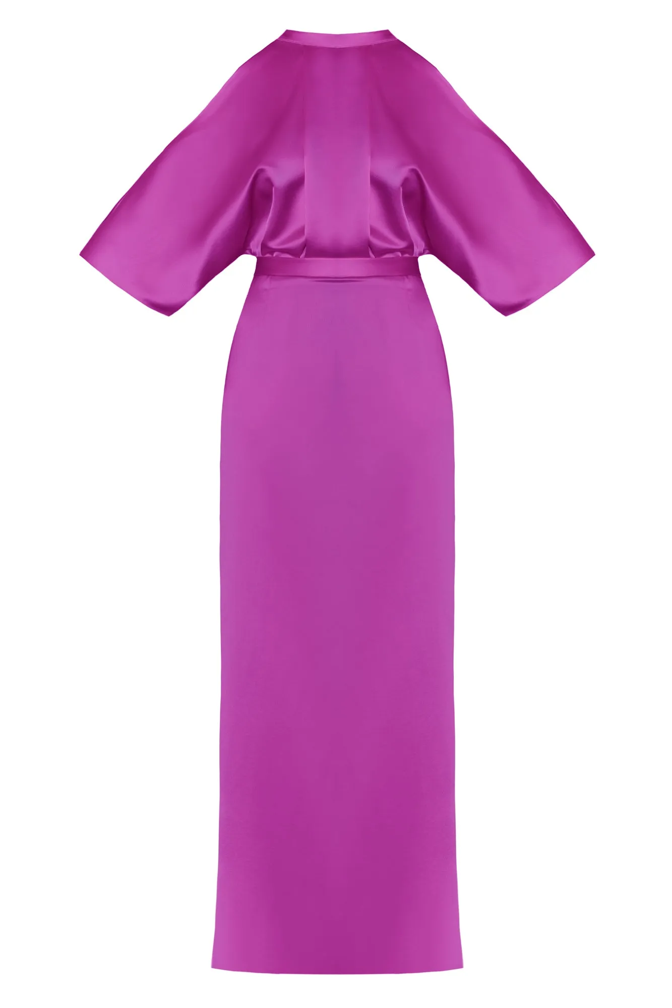 DEVA fuchsia pink butterfly sleeve dress