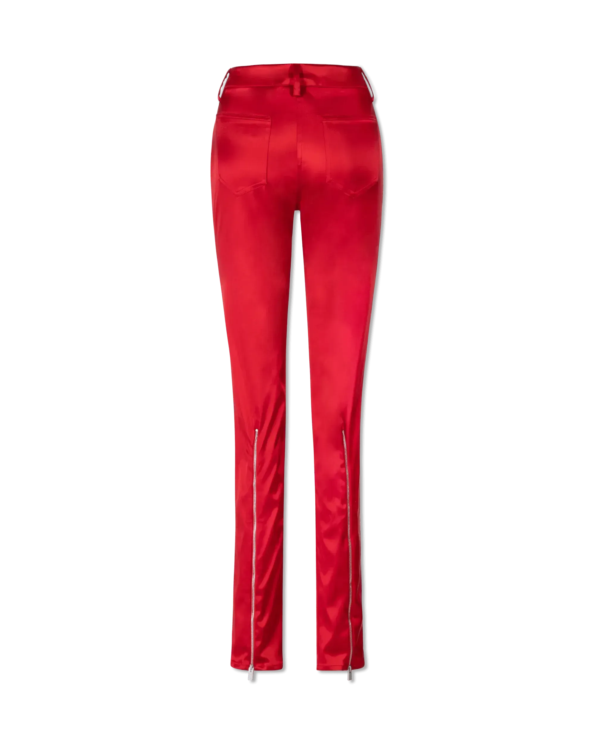 Deville Satin Cigarette Pants