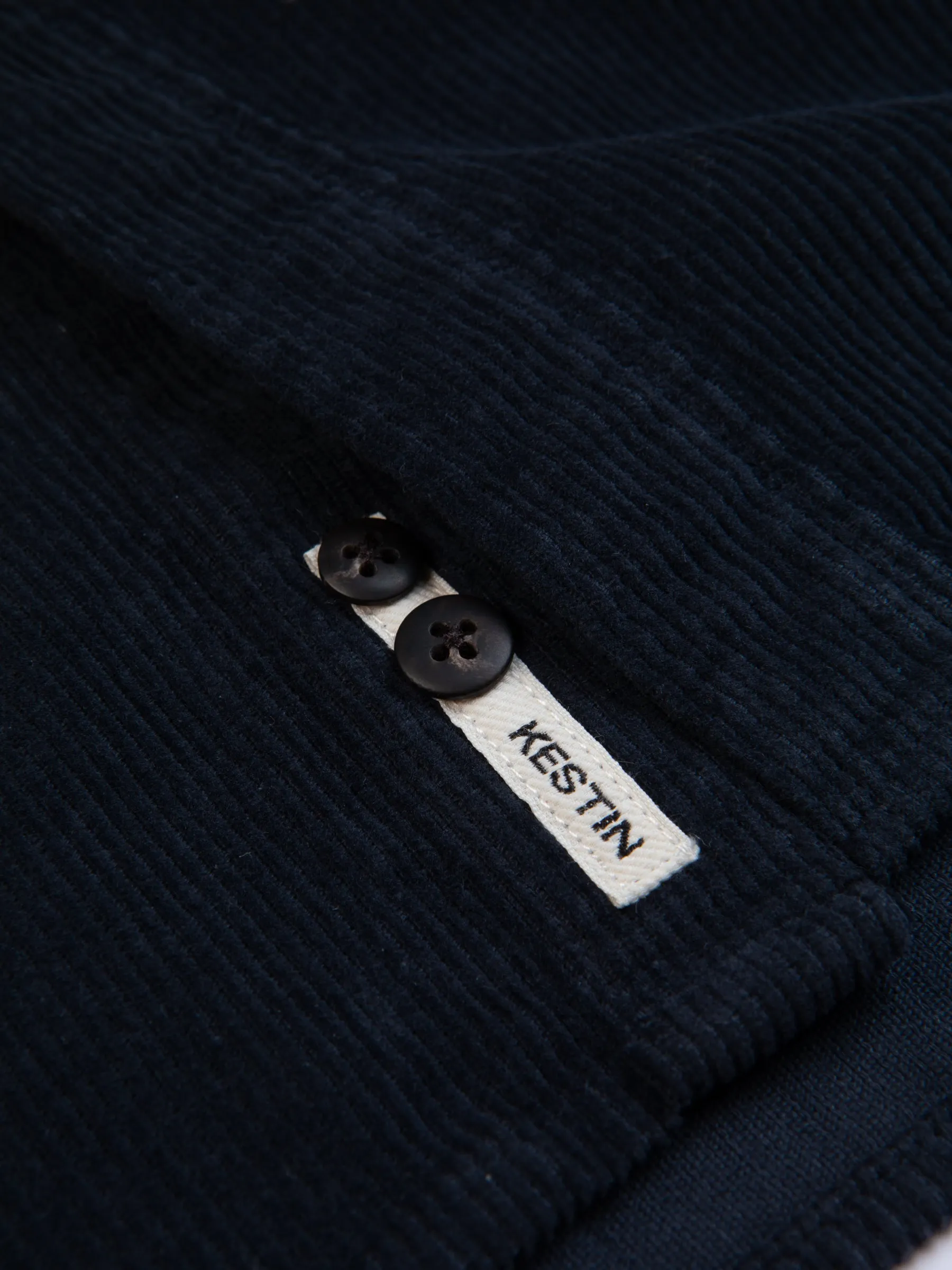 Dirleton Shirt In Navy 12W Cotton Corduroy