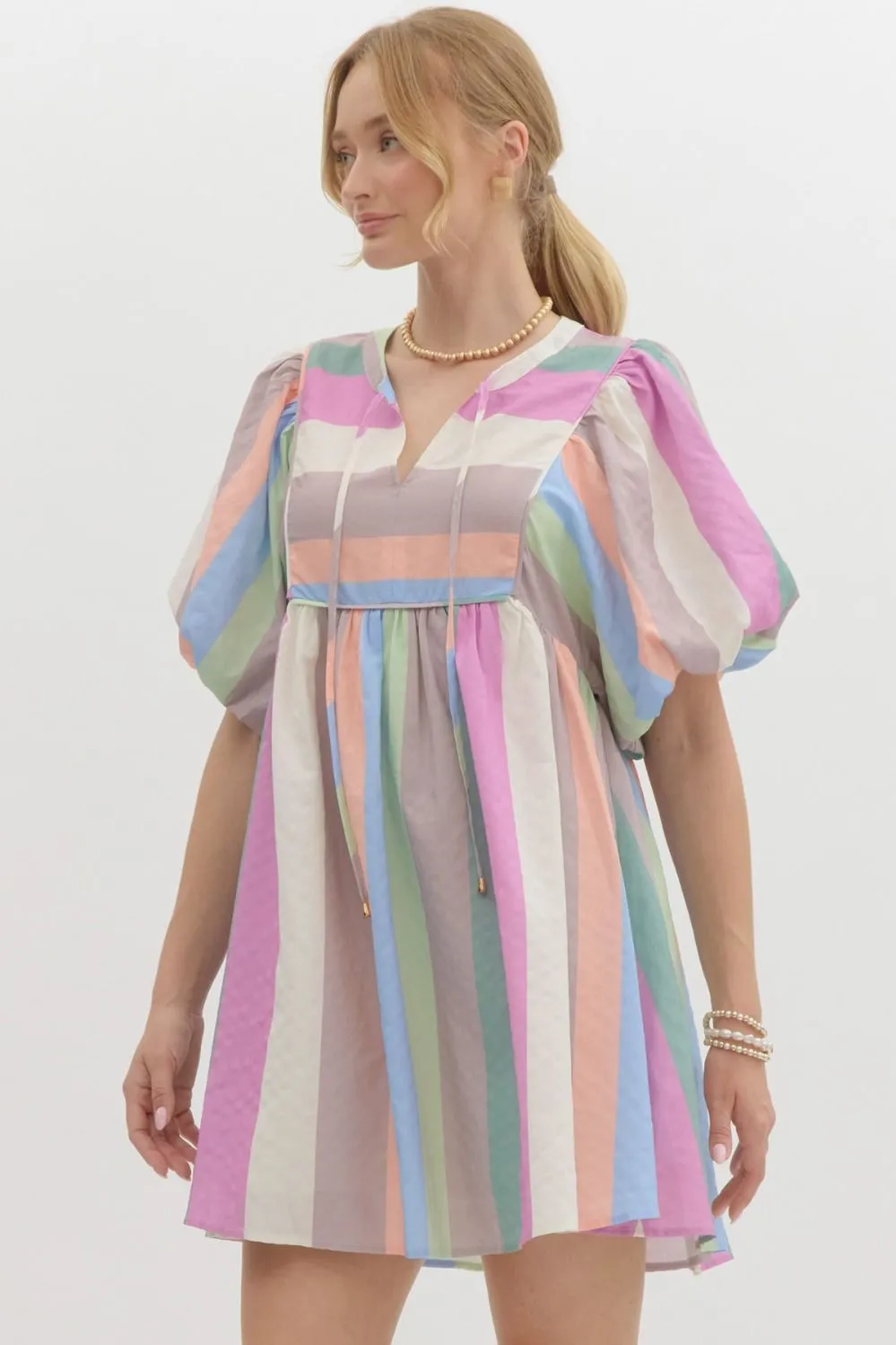 Double the Fun Dress Pastel