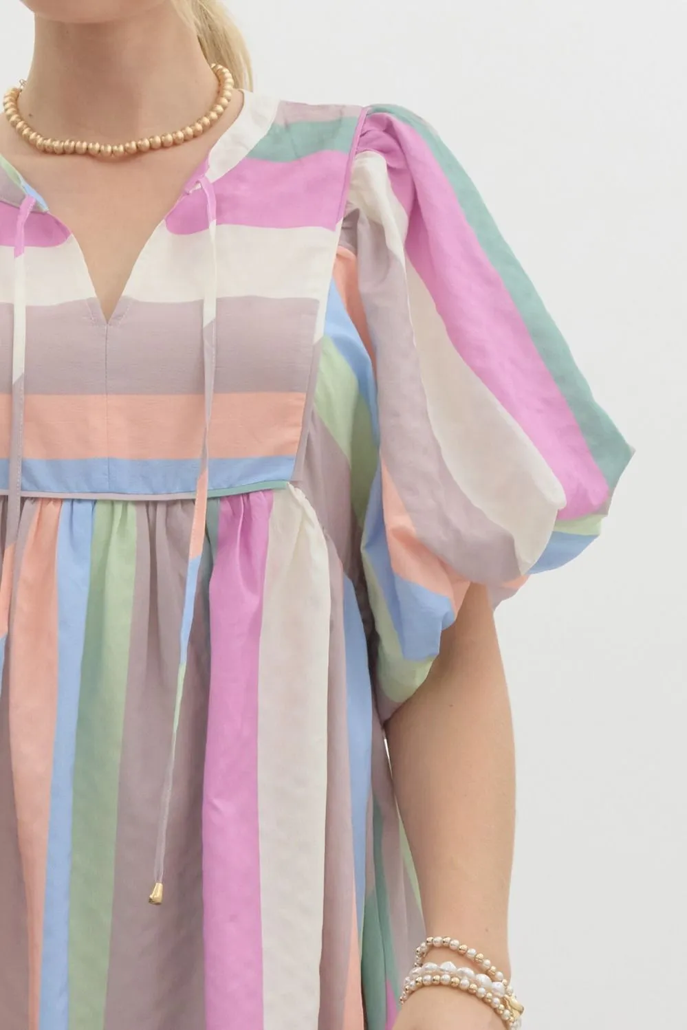 Double the Fun Dress Pastel