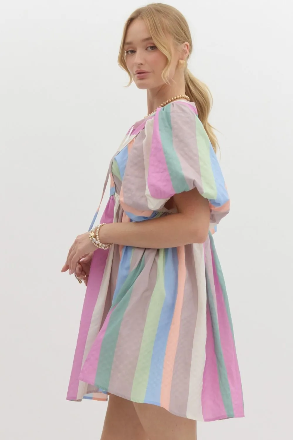 Double the Fun Dress Pastel