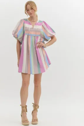 Double the Fun Dress Pastel